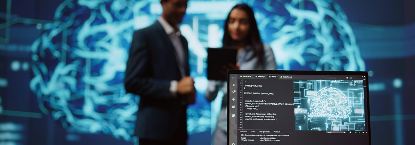 Transform public services with intelligent, citizen-centric systems. We empower governments with AI-enabled platforms that streamline workflows, enhance transparency, and improve service delivery. From e-office automation to digital identity and policy dashboards, our solutions modernize governance for the digital age.